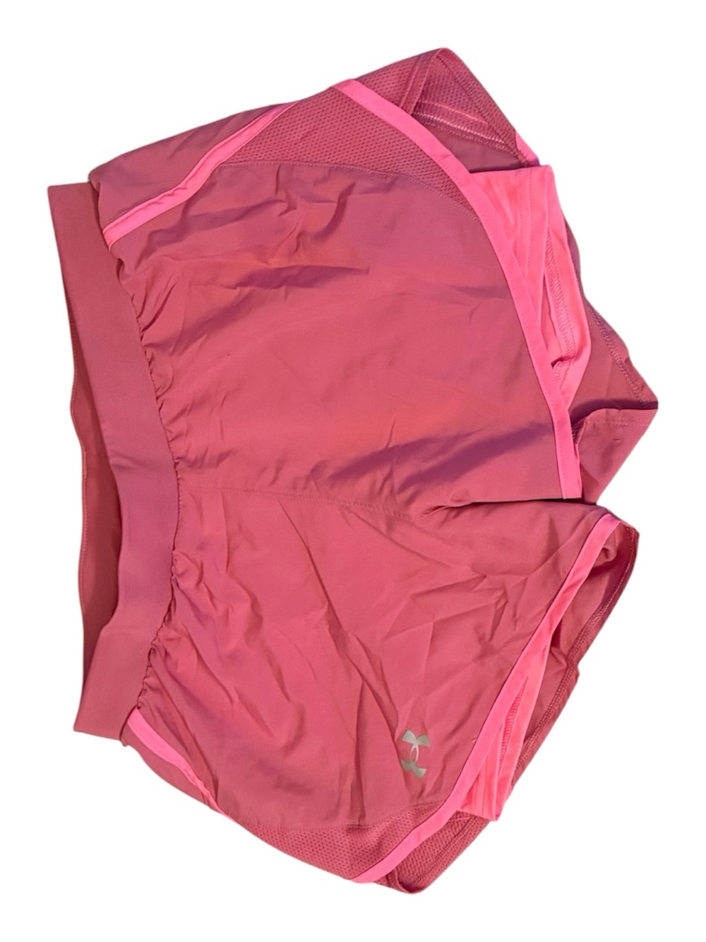 Under Armour Pink HeatGear Running Athletic Shorts Women’s Medium MD